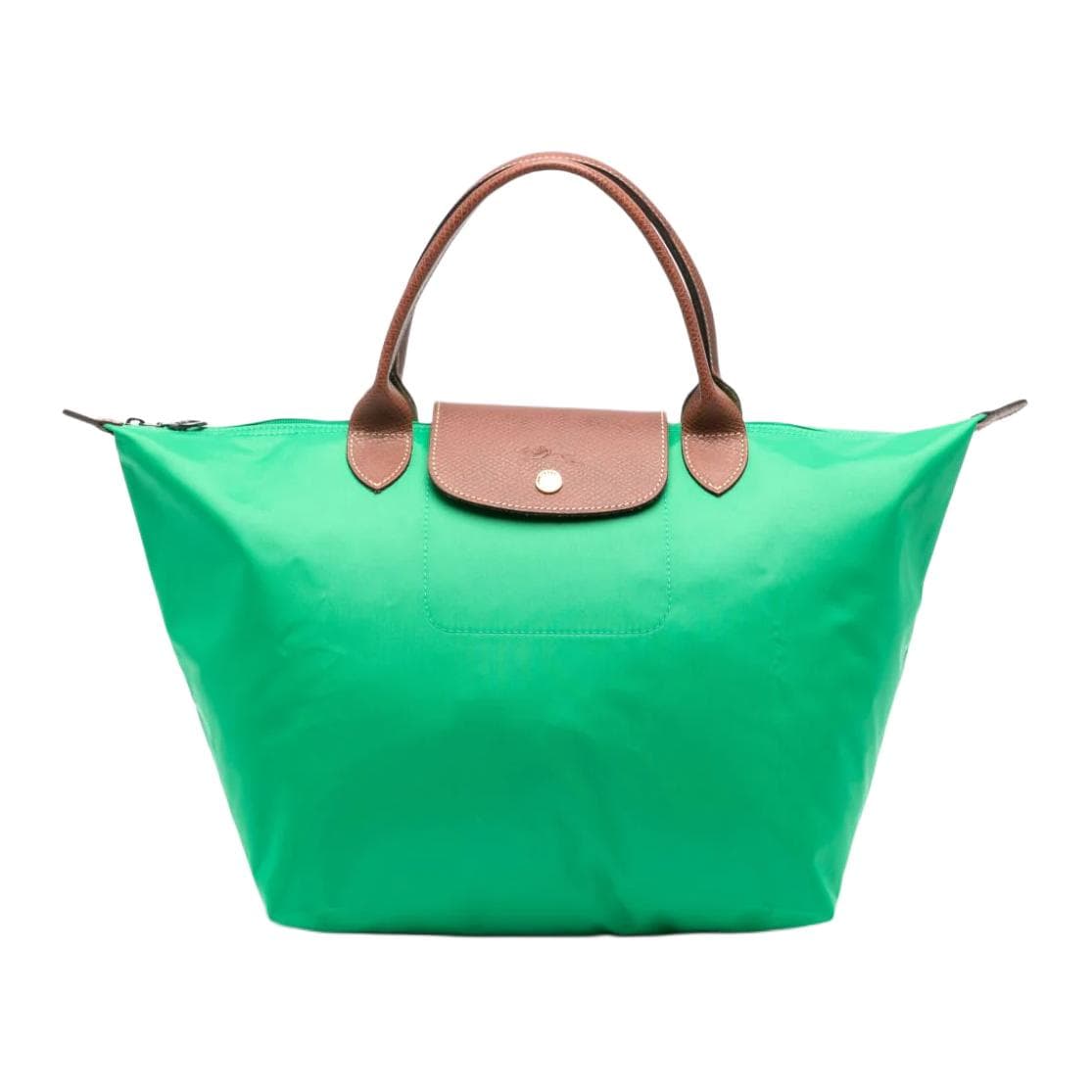 Сумка LONGCHAMP Le Pliage Полиамид Холст Пельмени Сумка Средняя Женская Зеленая - изображение 1
