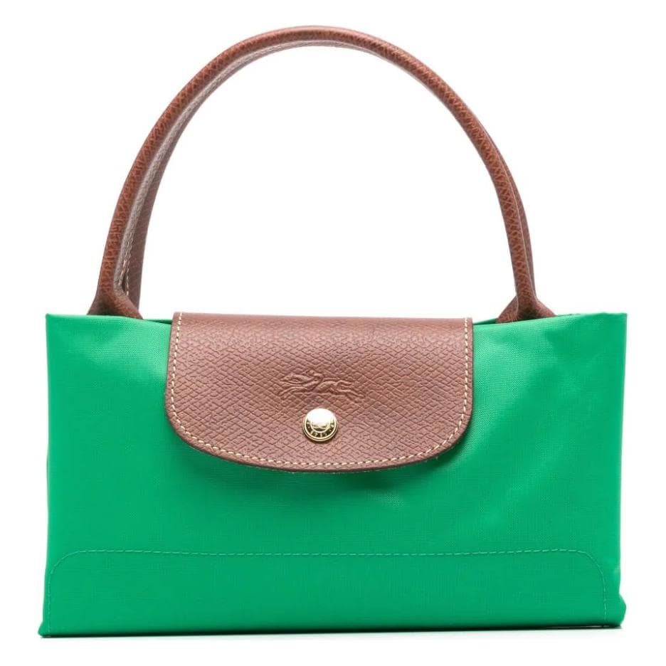 Сумка LONGCHAMP Le Pliage Полиамид Холст Пельмени Сумка Средняя Женская Зеленая - изображение 3