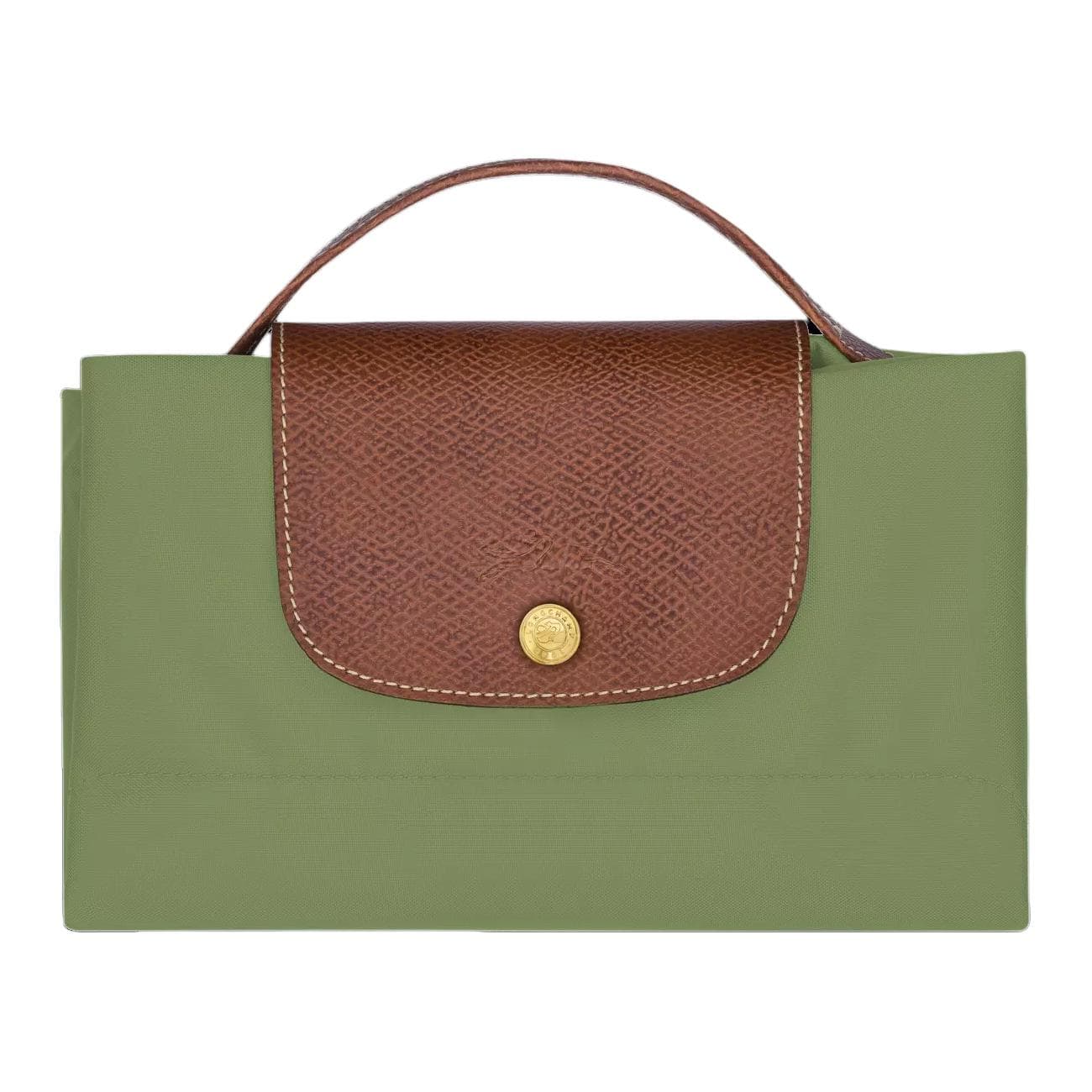 Сумка LONGCHAMP Металлические аксессуары Нейлон Сумка Маленький Унисекс Зелёный - изображение 4