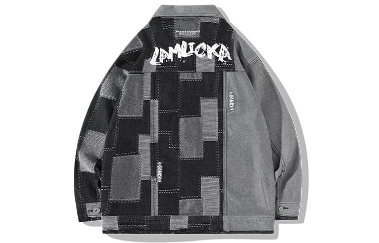 Джинсовая куртка LAMLICKA Denim Jacket Black - изображение 2