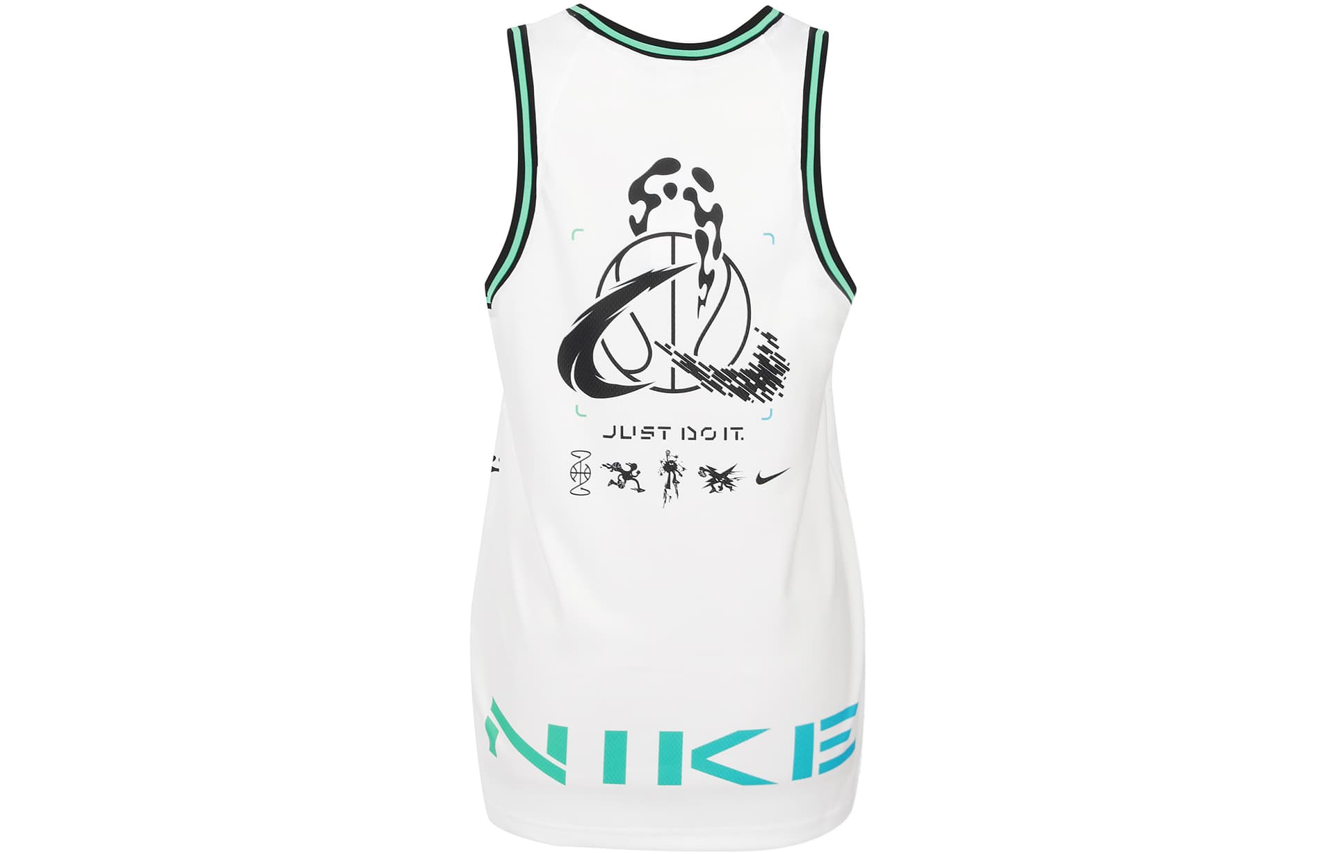 Баскетбольная майка Nike Basketball Tank Top White - изображение 2