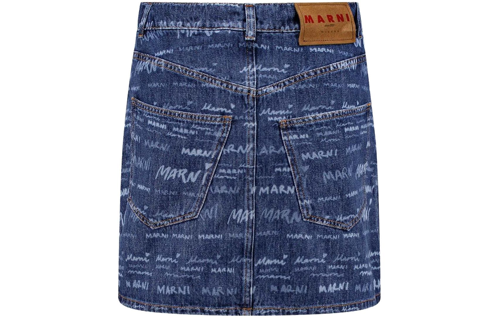 marni Джинсовые мини юбки Женские - изображение 2