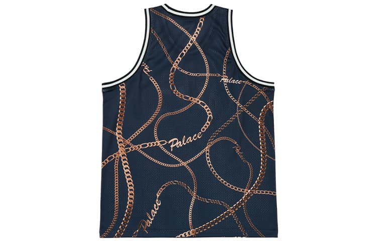 Баскетбольная майка PALACE Chain Basketball Vest Navy - изображение 2