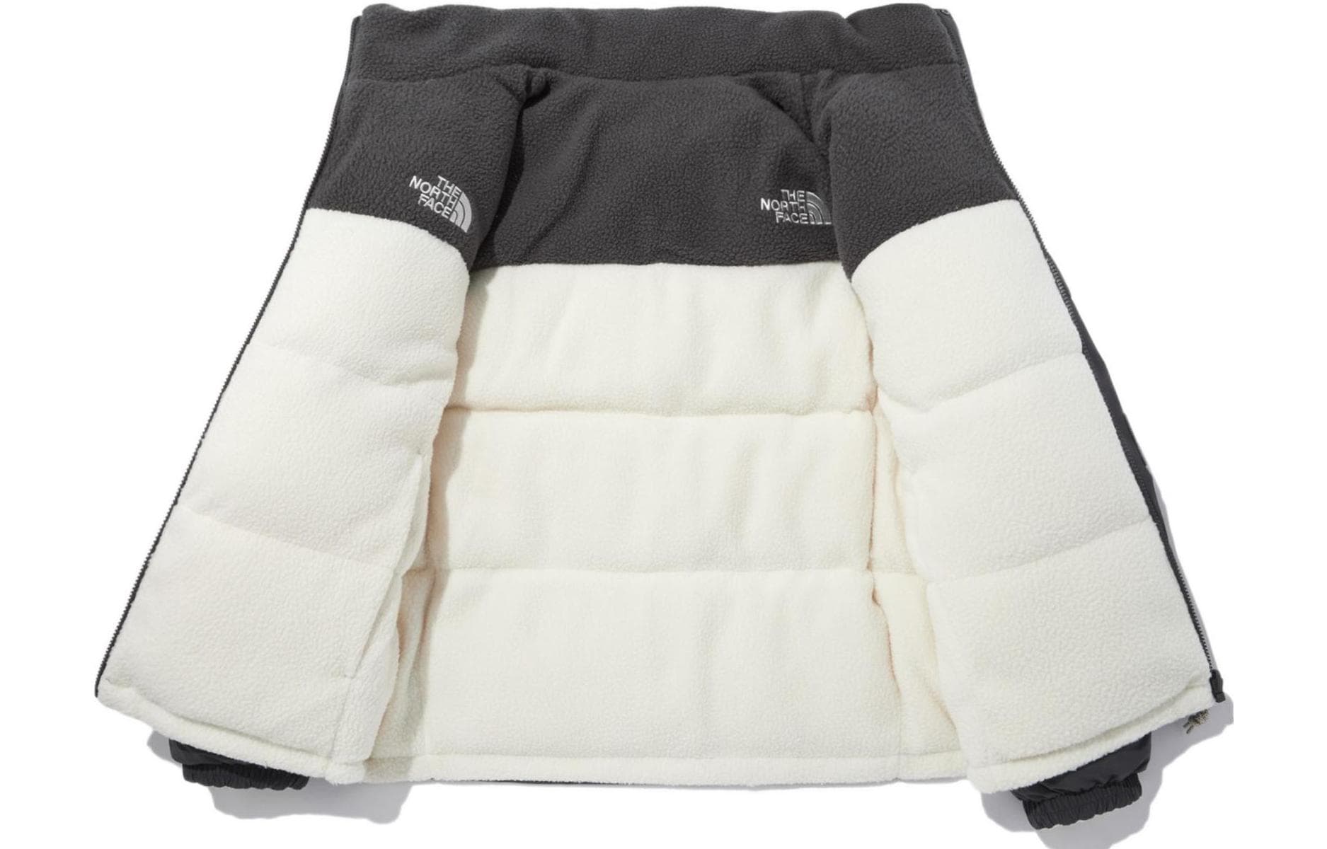 Зимняя куртка The North Face Reversible Logo Jacket Grey - изображение 3