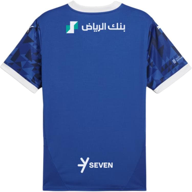PUMA Leade Лунный AL Hilal Saudi F.C. 24 25 Домашняя Реплика Джерси Мужской Футбол Джерси Темно-синий Белый - изображение 2