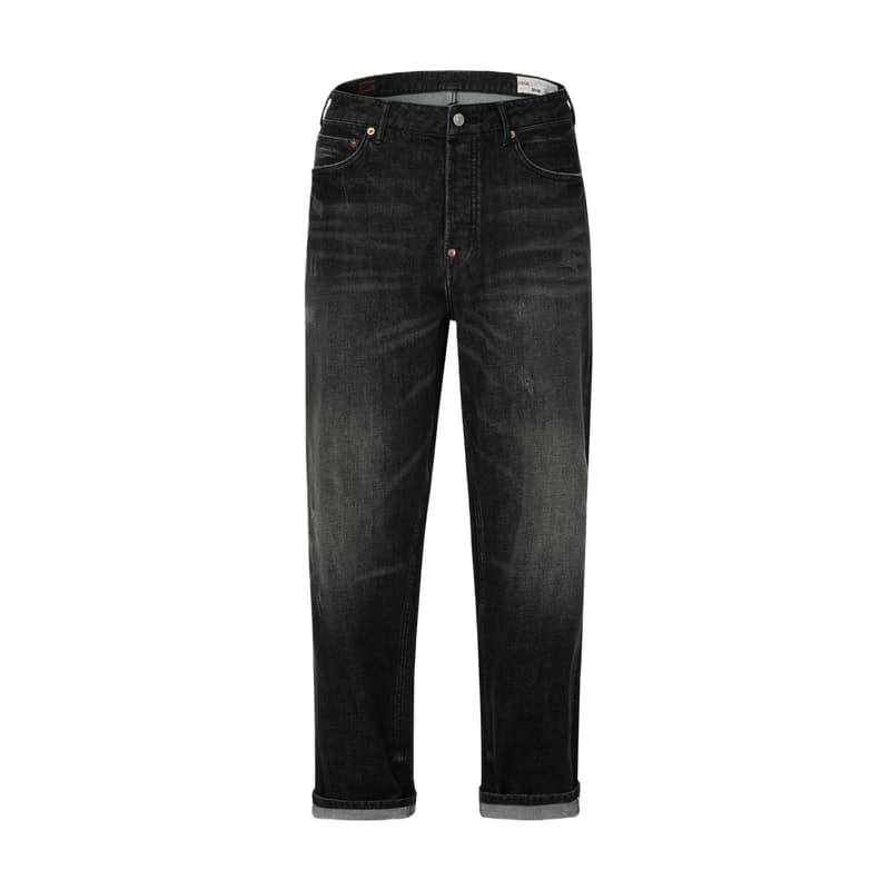 Штаны EVISU Denim Черные Мужские Джинсы - изображение 2