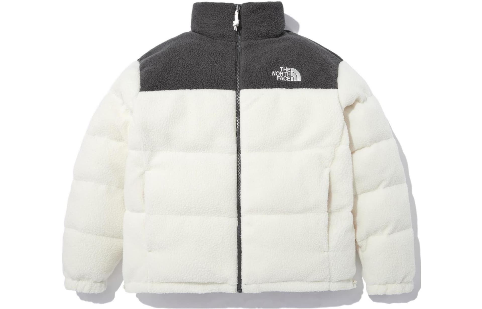 Зимняя куртка The North Face Reversible Logo Jacket Grey - изображение 4
