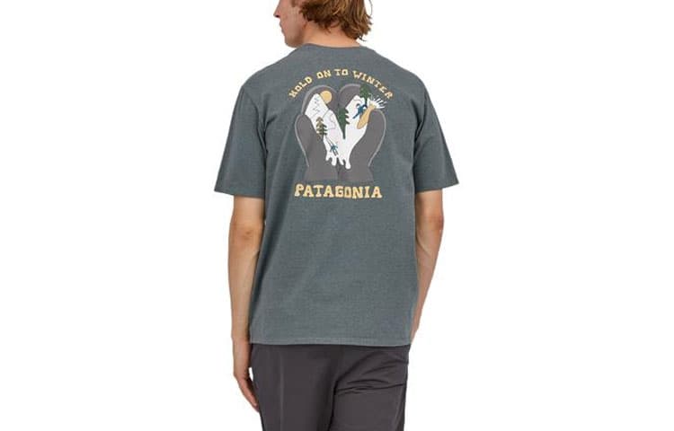 Футболка patagonia Men's Hold On To Winter Responsibili-Tee T - изображение 2