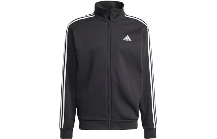 Спортивный костюм Adidas Повседневная Спортивная Одежда Мужская Черная - изображение 2