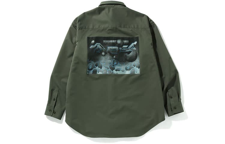 Рубашка BAPE Multi Graphic Loose Fit Shirt - изображение 2
