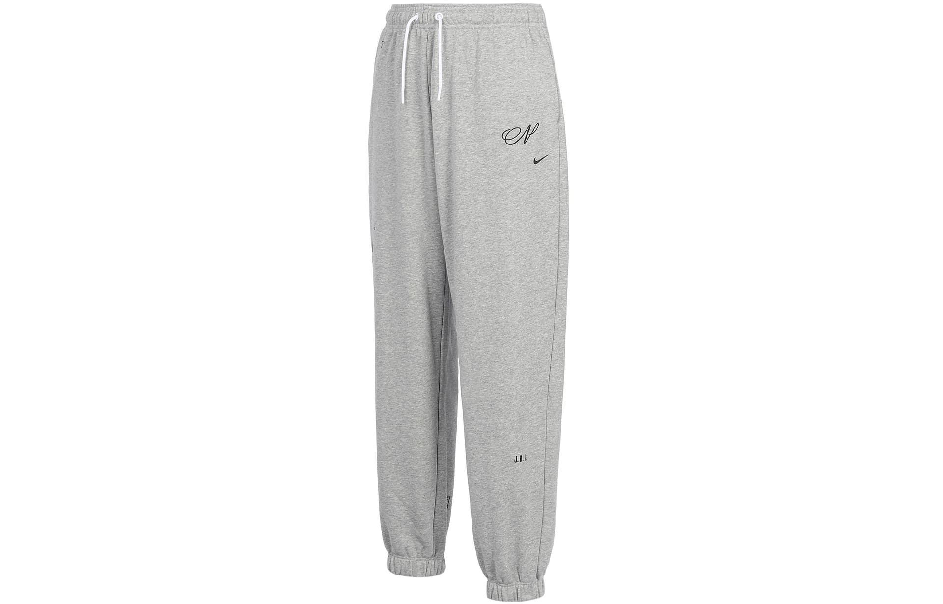 Штаны Nike Logo Waist Tie Knit Joggers Gray - изображение 2