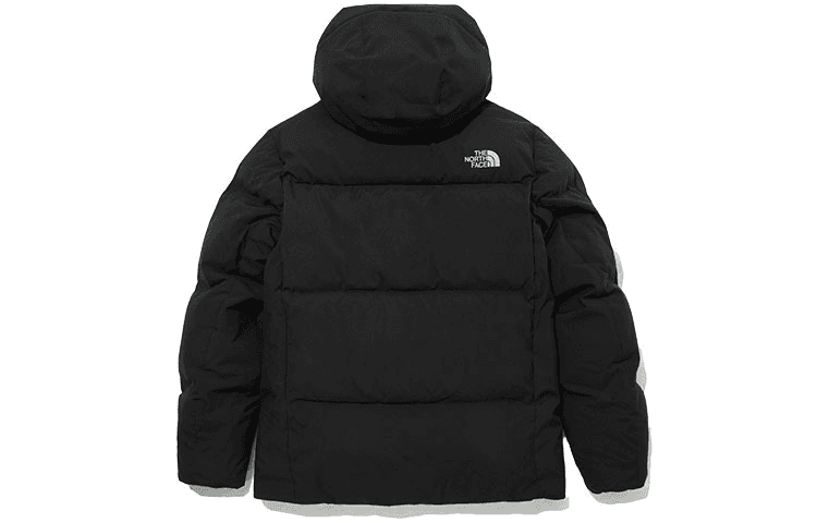 Зимняя куртка пуховик The North Face Logo Embroidered Hooded Jacket Black - изображение 2
