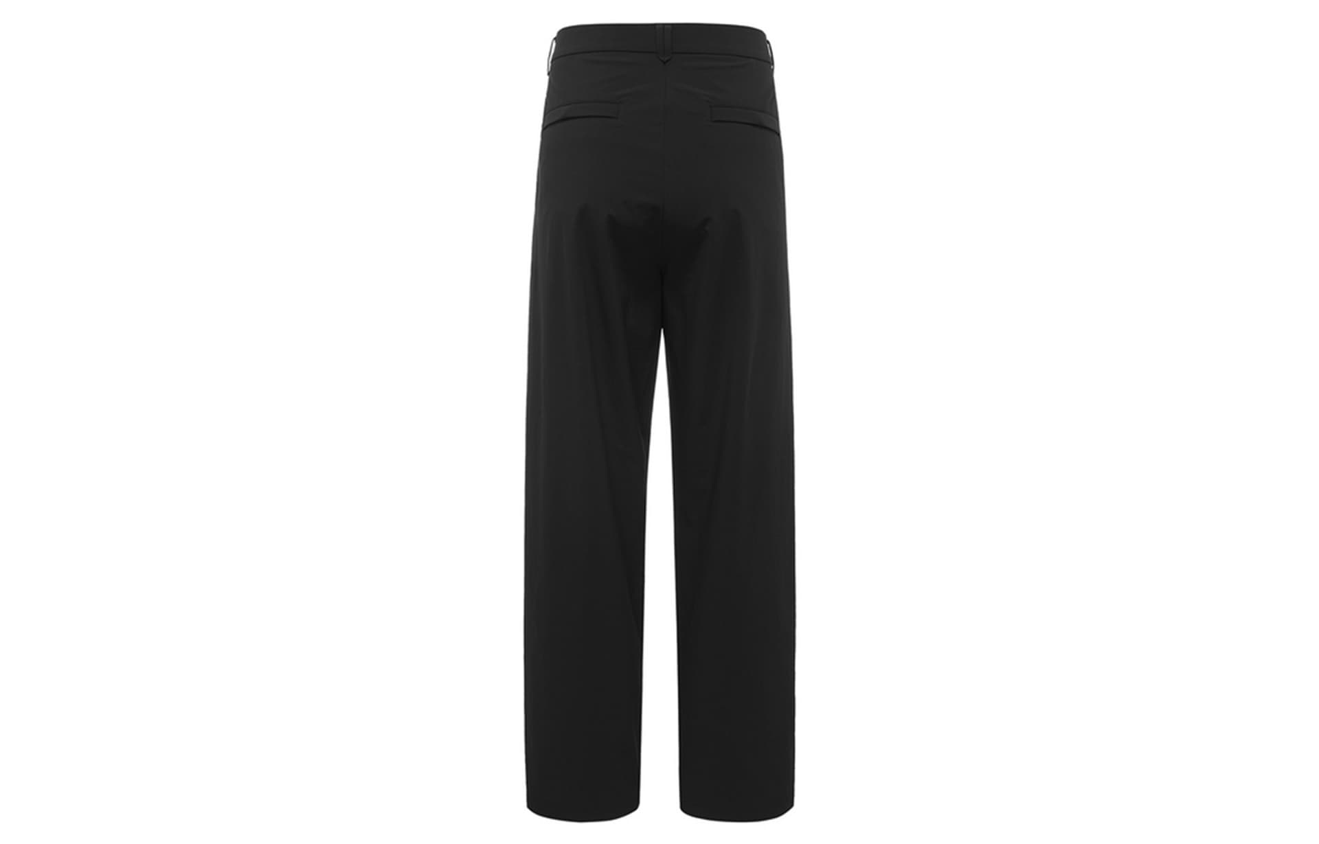 Штаны LI-NING 1990 Commuter Однотонный Прямой фасон Брюки Мужской Черный - изображение 2