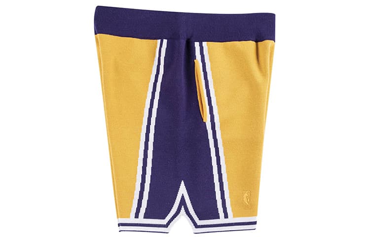 Баскетбольные шорты Mitchell & Ness x NBA x Clot Lakers Shorts - изображение 4