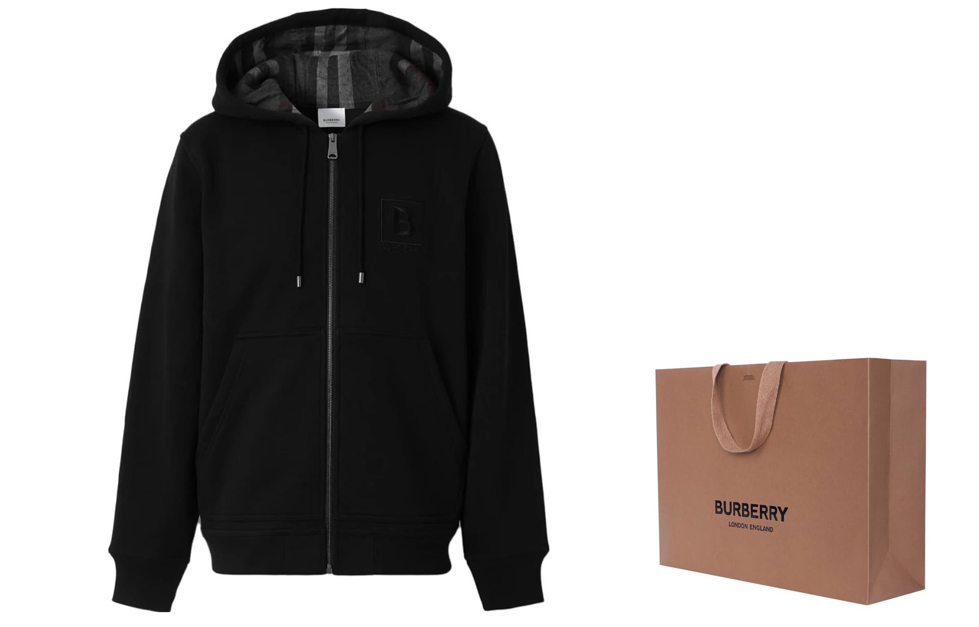Худи Burberry Hoodie Black - изображение 2