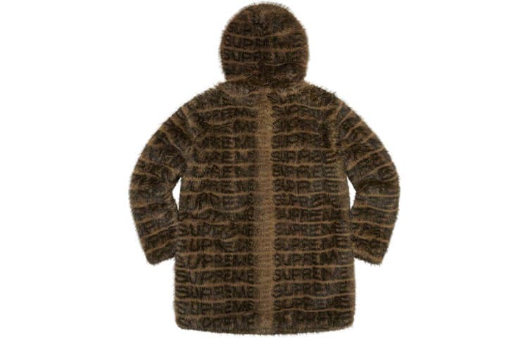 Пальто Supreme Faux Fur Hooded Coat - изображение 2