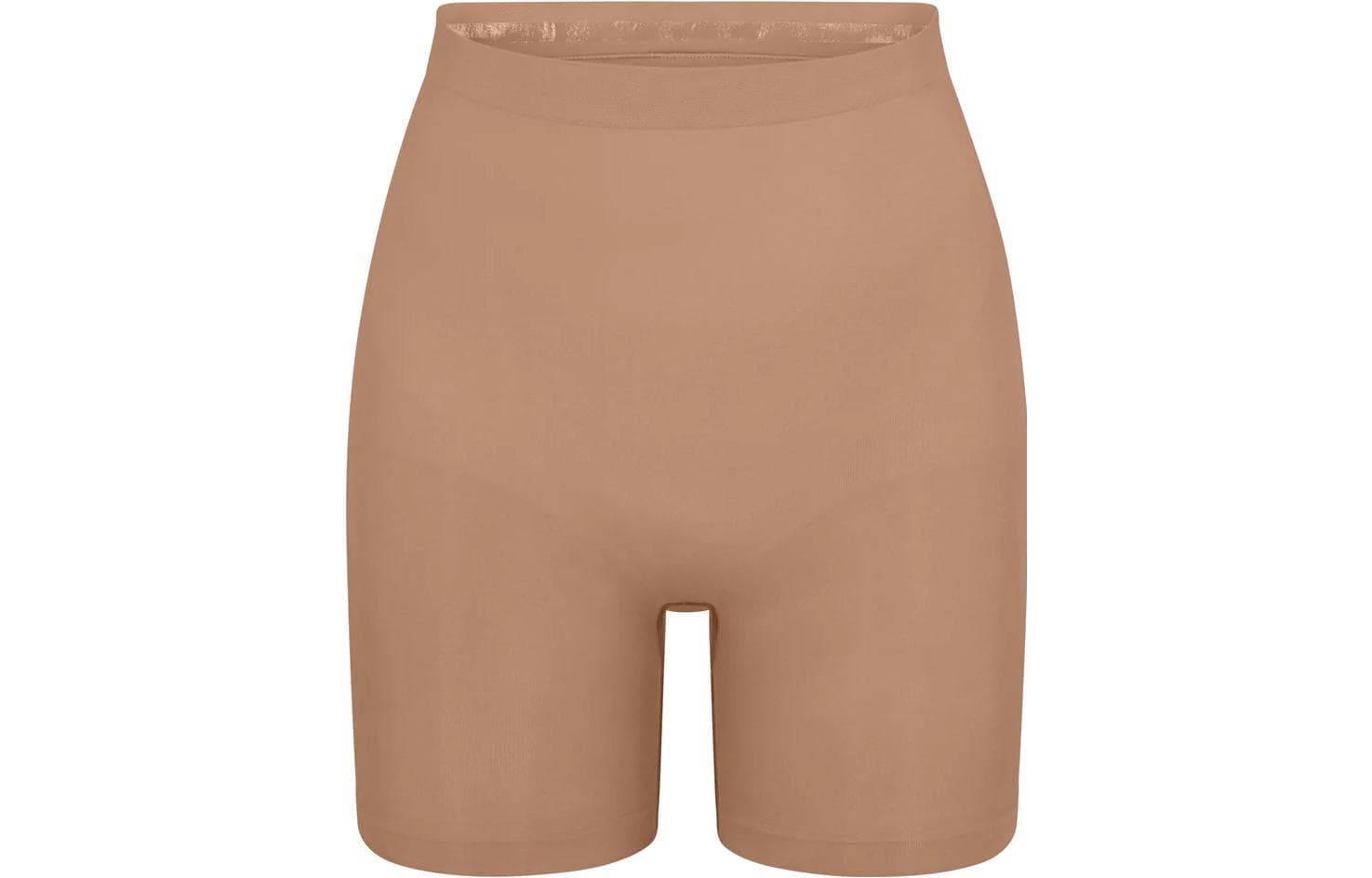 Трусы SKIMS Бесшовные Sculpt MID Бедра Короткие Боксеры Женские Sienna Сienna - изображение 1