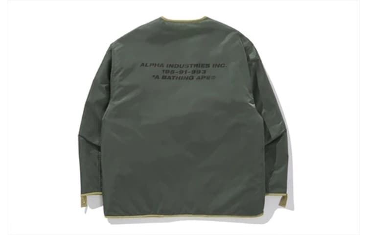 Куртка A BATHING APE x Alpha Industries Reversible Logo Jacket - изображение 4
