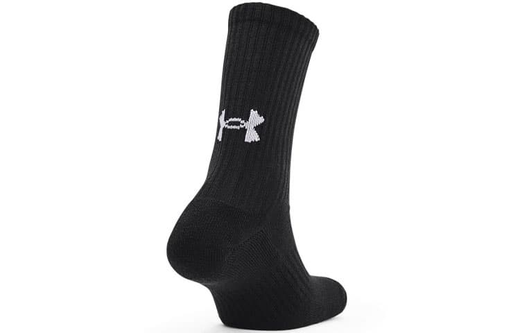Носки Under Armour Core Crew Socks 3-Pack Black - изображение 3