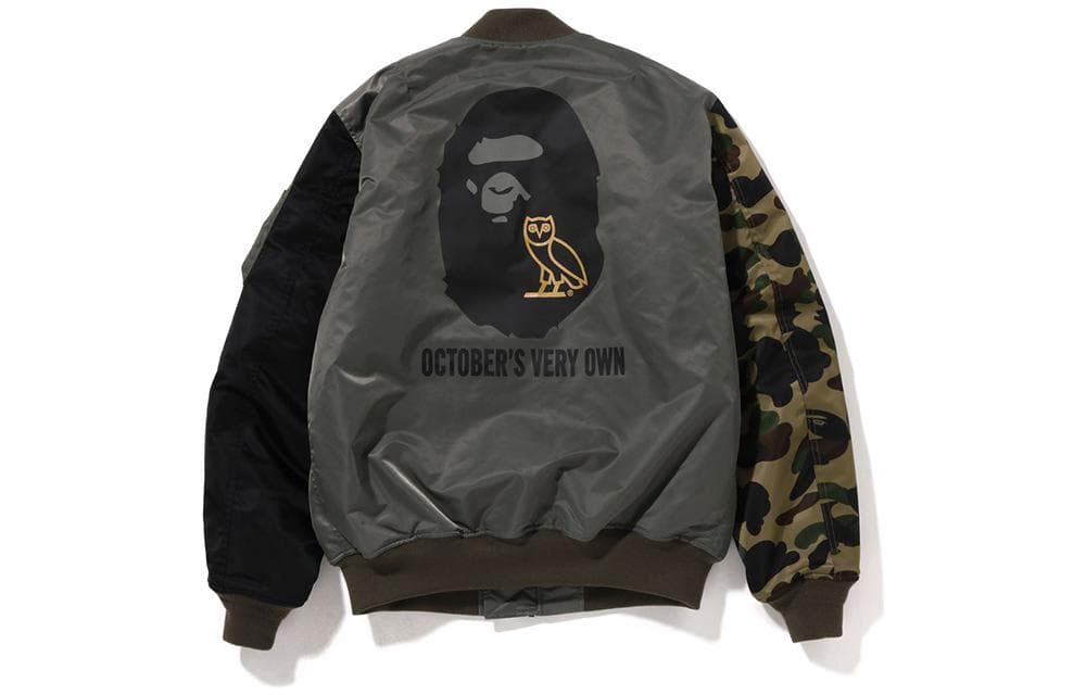 Куртка BAPE x Ovo FW22 Jacket Green - изображение 2