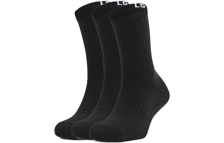 Носки Under Armour Core Crew Socks 3-Pack Black - изображение 1