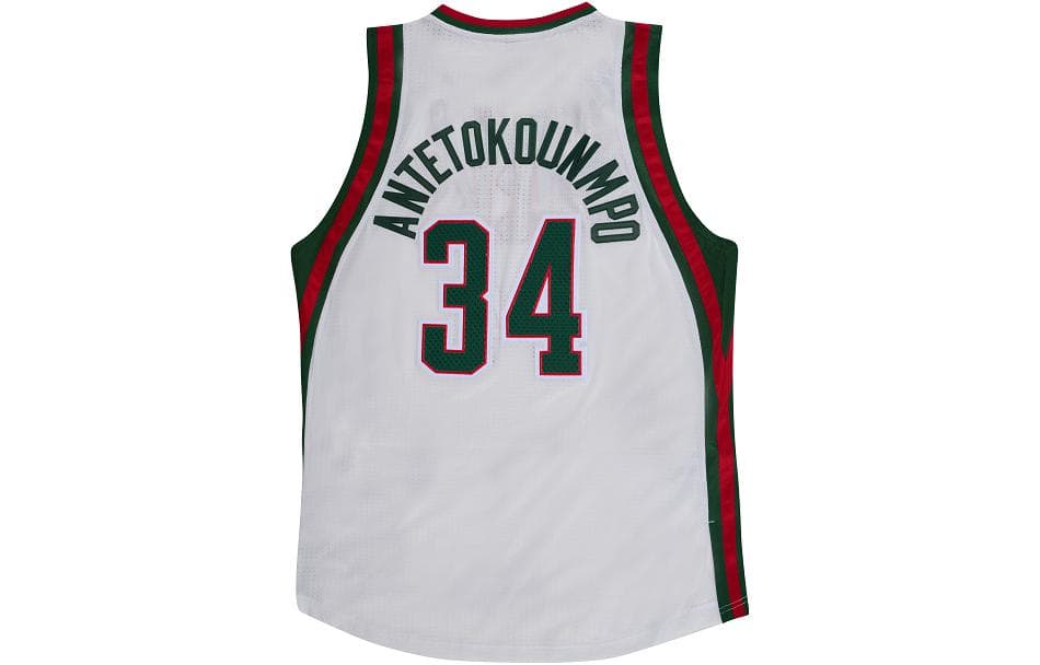 Баскетбольная майка Mitchell & Ness Giannis Antetokounmpo 34 Jersey - изображение 2