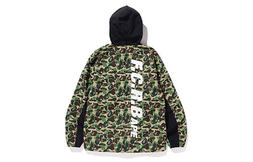 Куртка A BATHING APE Bape X FCRB ABC Separate Practice Jacket Green Camo - изображение 2