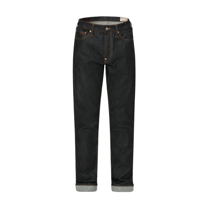 Штаны EVISU Джинсовый Синий Мужские Джинсы - изображение 2