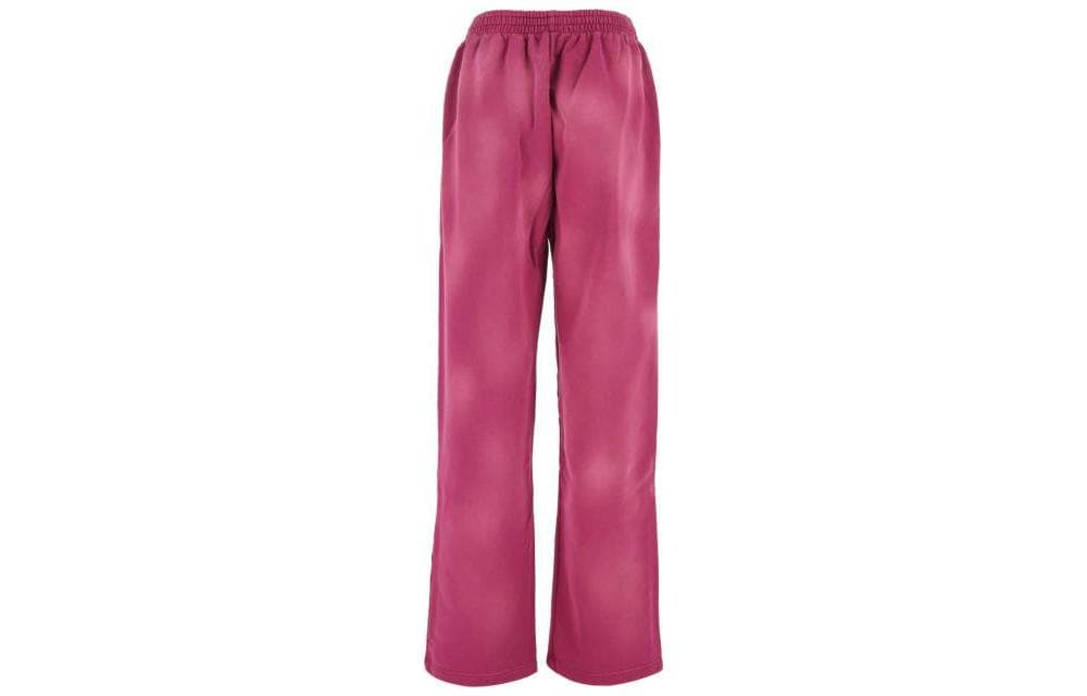 Штаны Balenciaga FW22 Logo Straight Pants Pink - изображение 2
