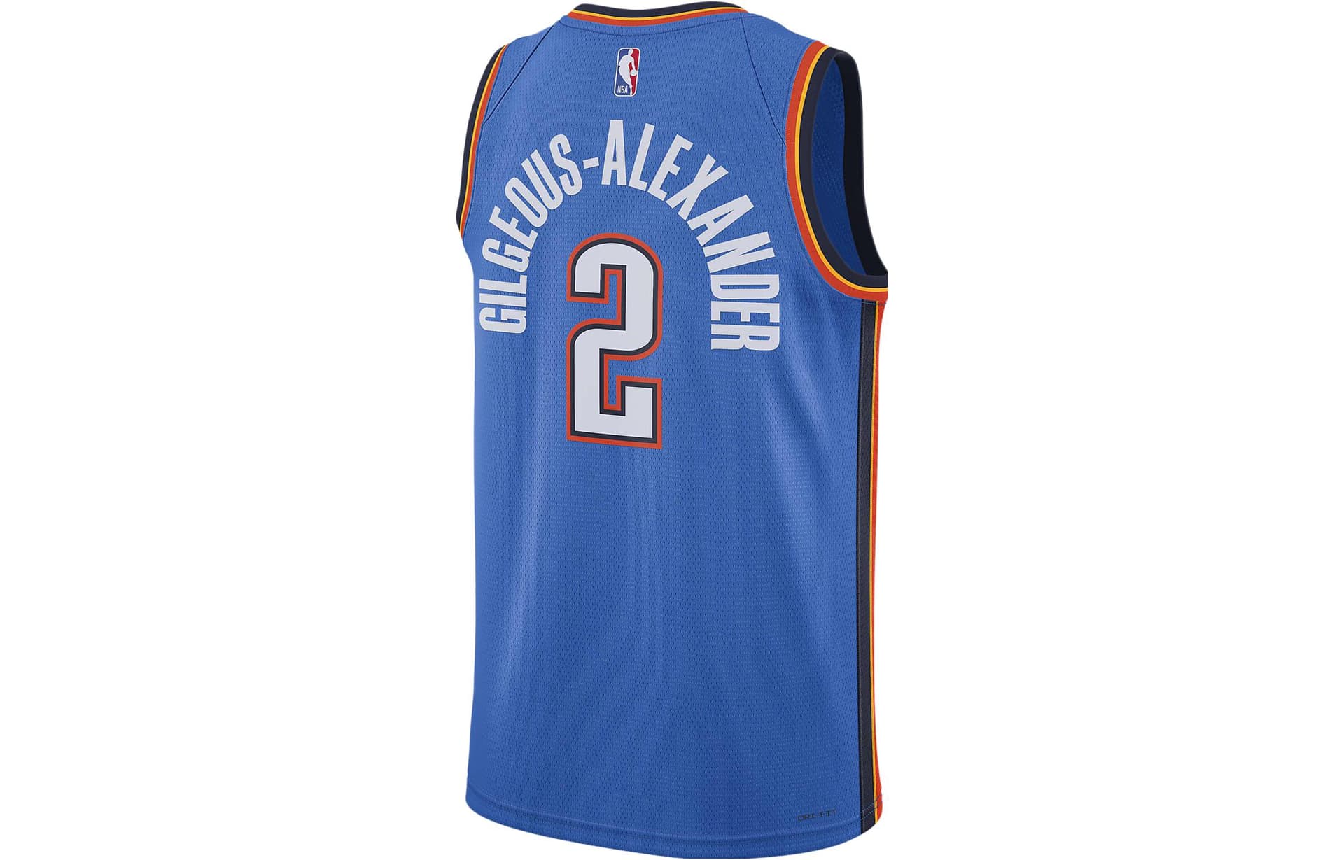 Баскетбольная майка Nike NBA Thunder Alexander 2 Blue - изображение 2