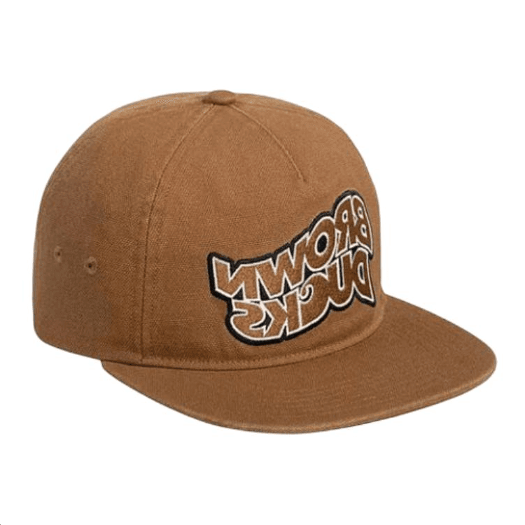 Кепка Carhartt WIP Хлопковые кепки унисекс коричневые - изображение 3