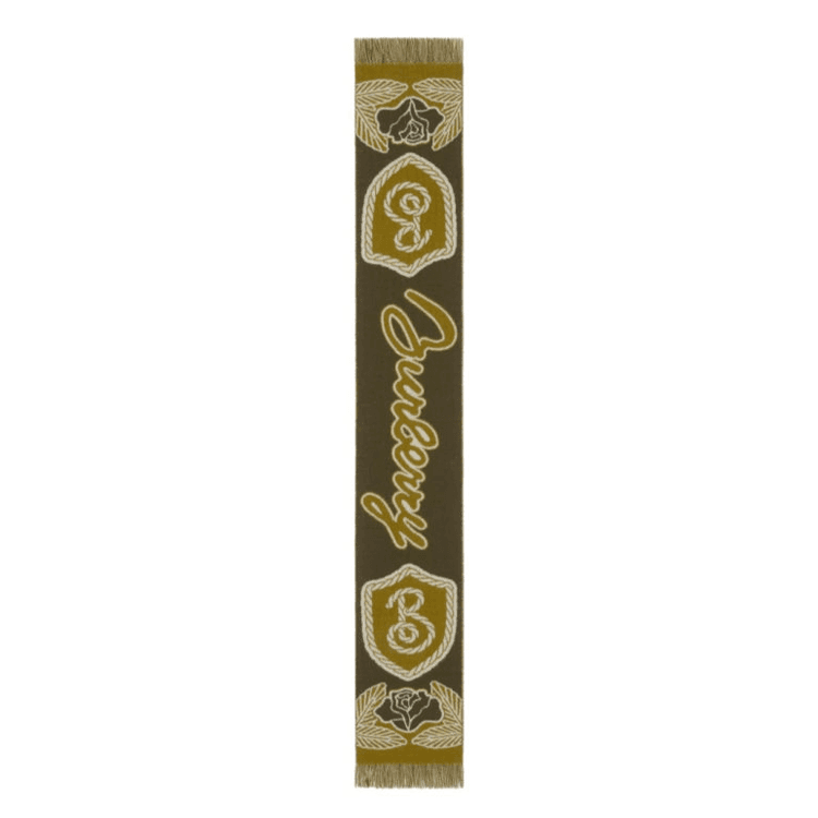 Шарф Burberry Шерсть Плюш с кольцевым рисунком Knit Scarves Unisex Коричневый - изображение 2