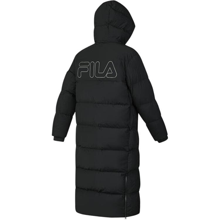 Зимняя куртка FILA Фитнес Пуховик Мужской Глубокий Черный - изображение 2