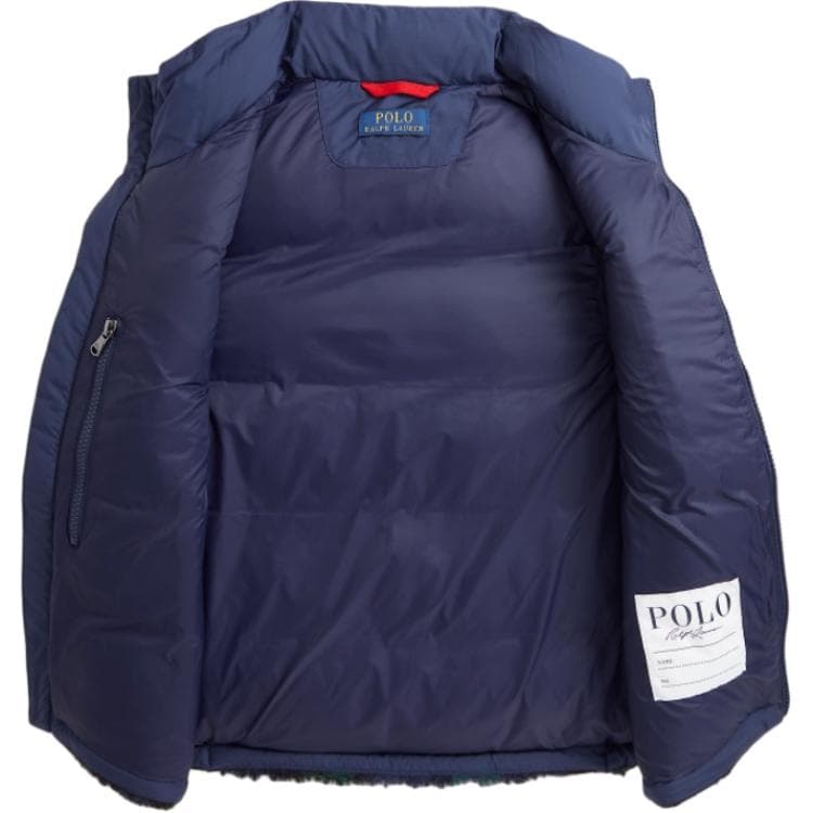 Пуховый жилет Polo Ralph Lauren FW24 темно-синий детский - изображение 3