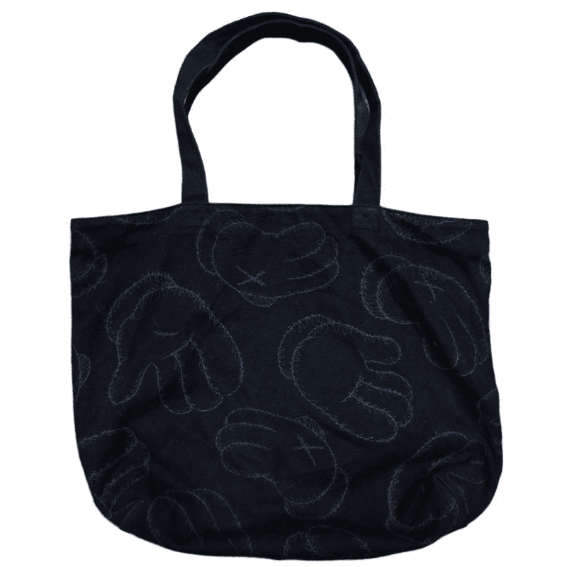 Мини-сумка UNIQLO x Kaws Tote Bag Black - изображение 3