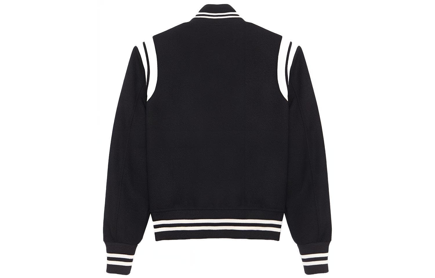Saint Laurent Striped Baseball Jacket - изображение 2