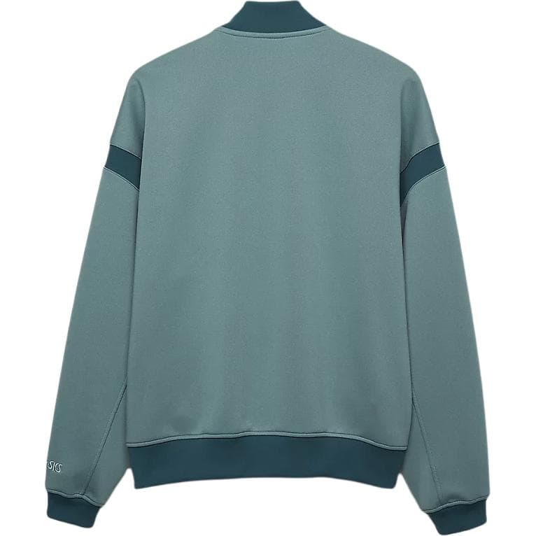 Куртка Asics AW24 KNIT VARSITY Куртка Унисекс Серо-зеленый - изображение 2