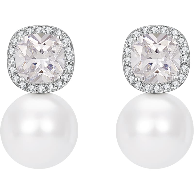 Серьги HMZ Серьги с серебряной иглой S925 пробы для женщин - изображение 1