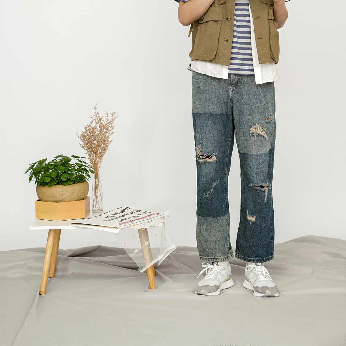 Кроссовки niko and ... x New Balance 237 Grey Green - изображение 6