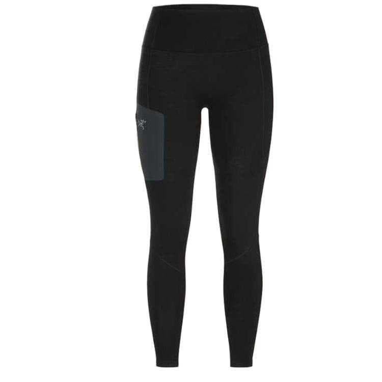 Трусы Arcteryx Rho Термобелье женское черное эластичное приталенное однотонное - изображение 1