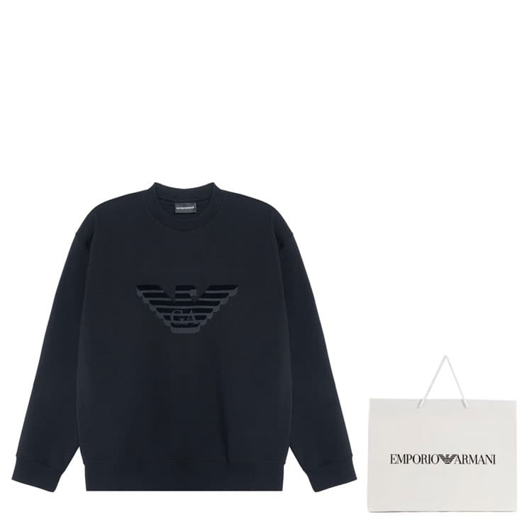 Худи EMPORIO ARMANI FW23 Logo - изображение 3
