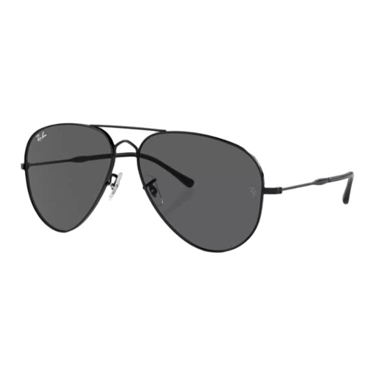 Солнцезащитные очки RayBan Металлические Очки для Солнца Унисекс Черные - изображение 1
