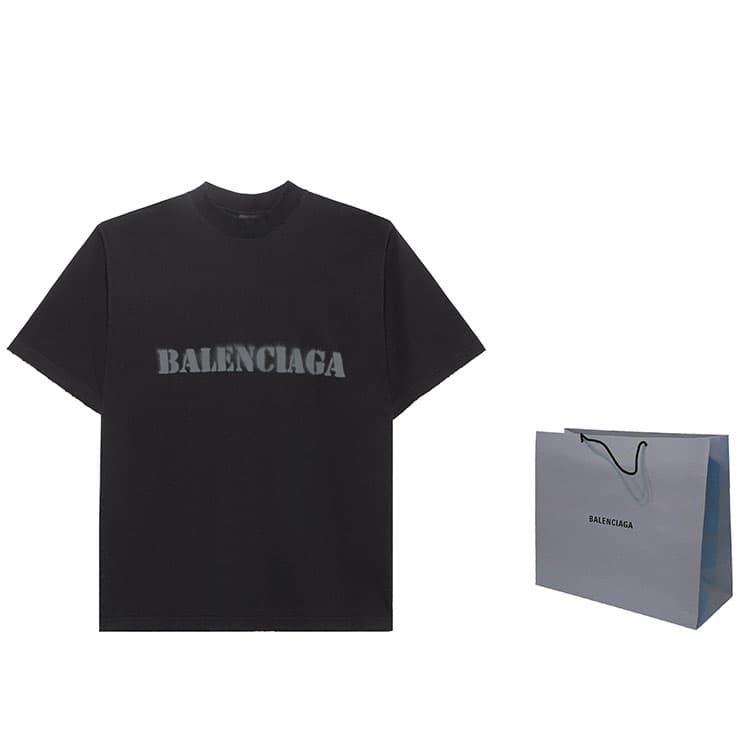 Футболка Balenciaga SS24 T-Shirt Black - изображение 3