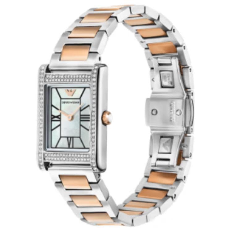 Механические часы EMPORIO ARMANI Baby's Breath Small Square Table Collection Обхват запястья Часы Кварцевый механизм - изображение 4
