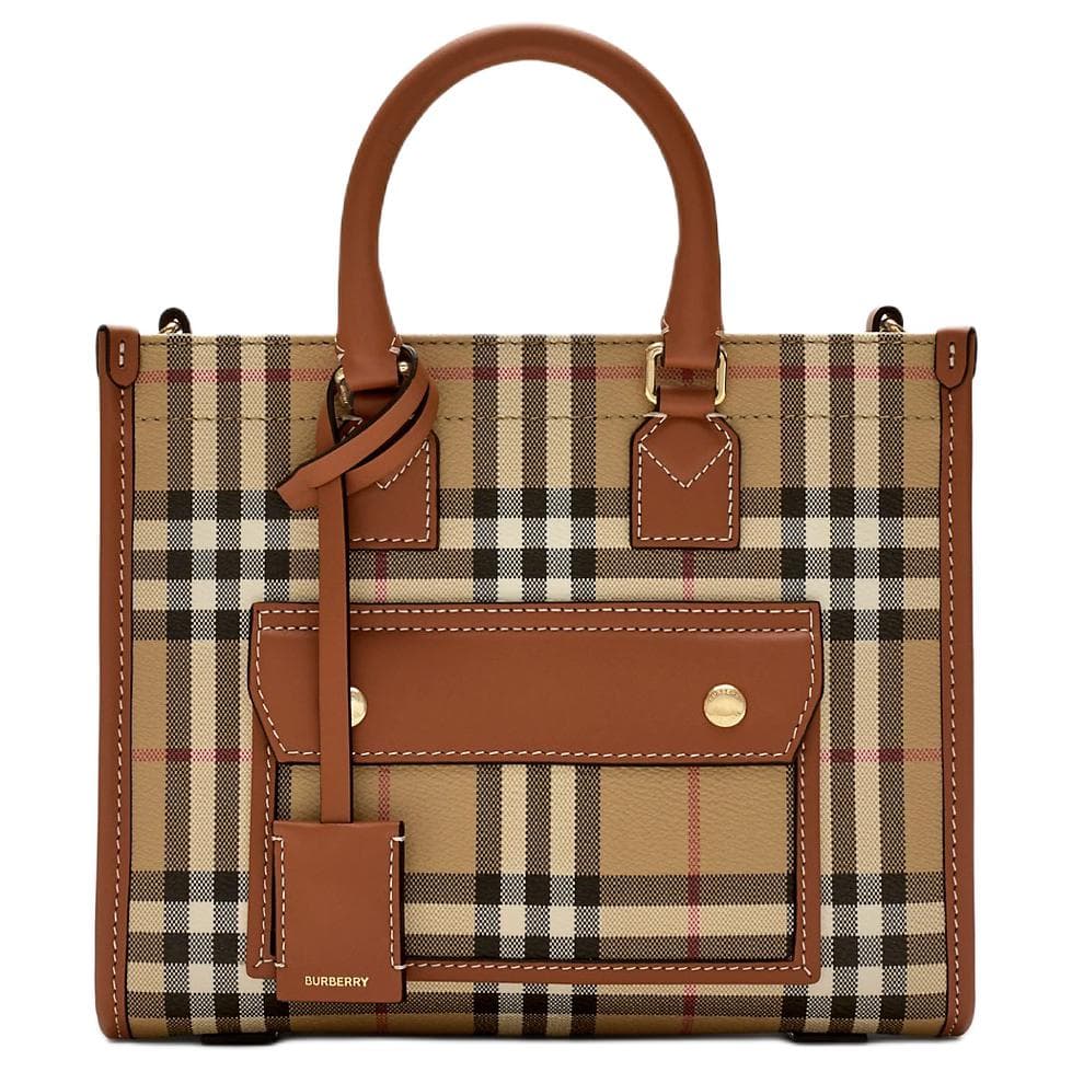 Сумка Burberry Freya Tote Bag Mini Beige - изображение 1