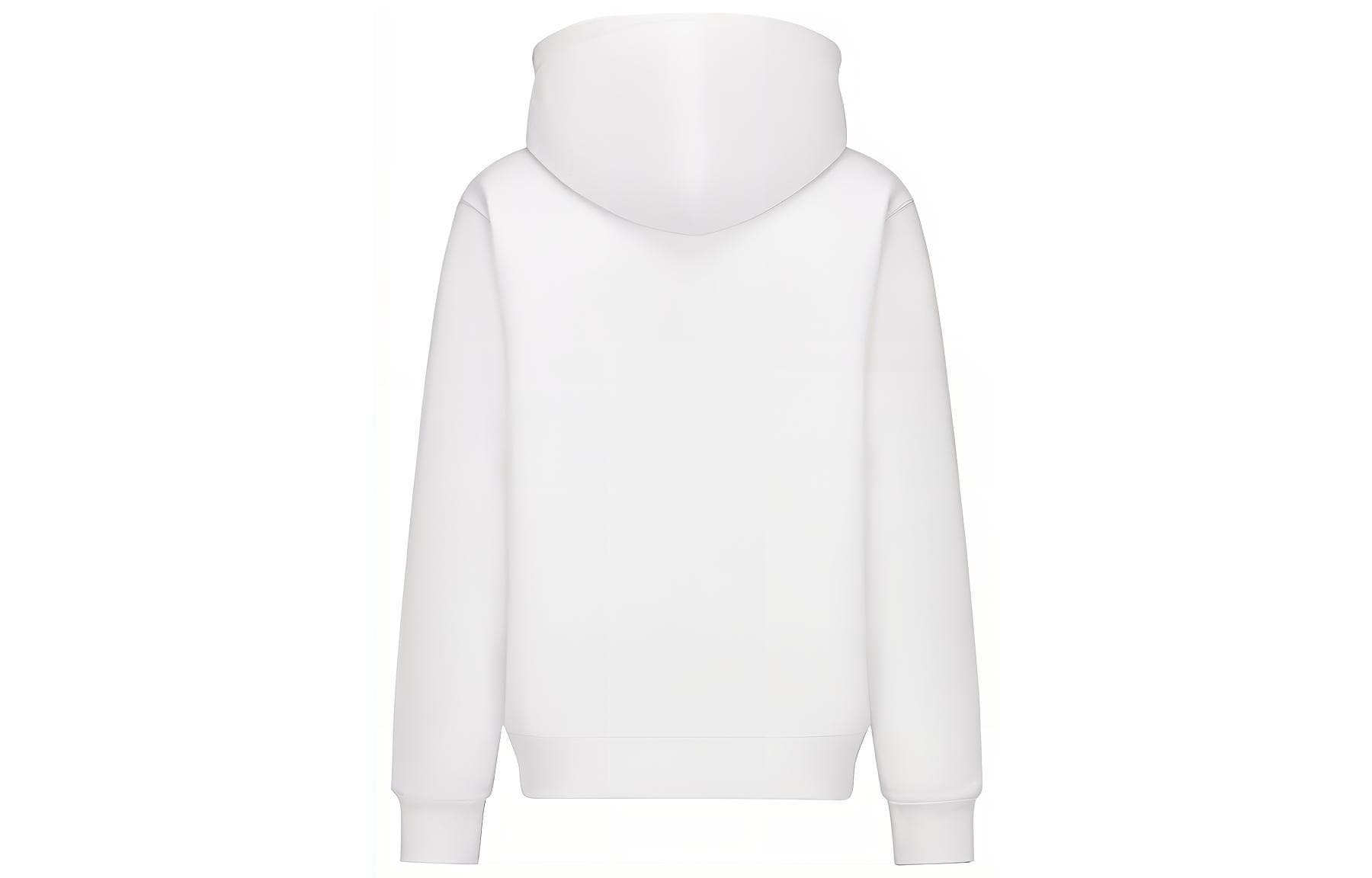 Худи Dior SS22 Logo Embroidered Hoodie White - изображение 2