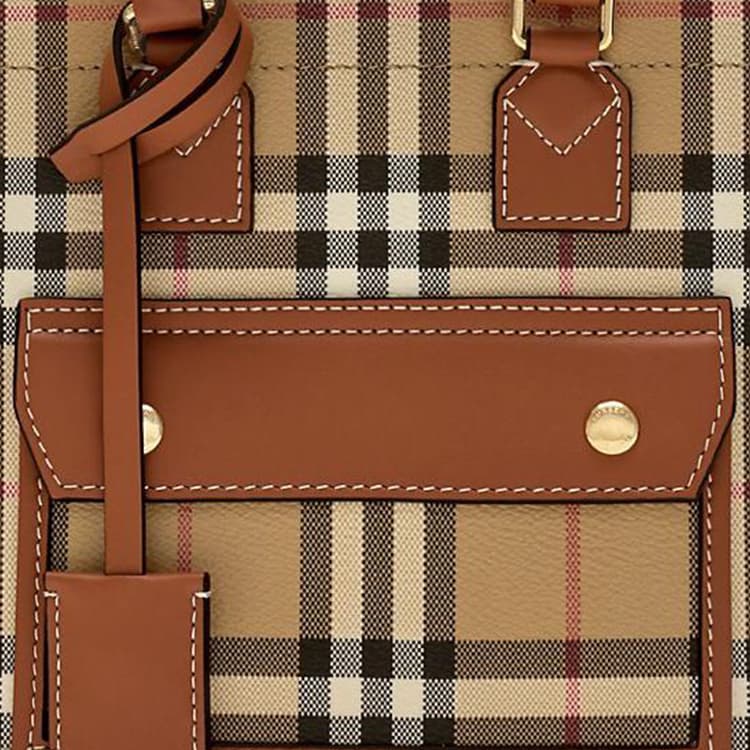 Сумка Burberry Freya Tote Bag Mini Beige - изображение 4