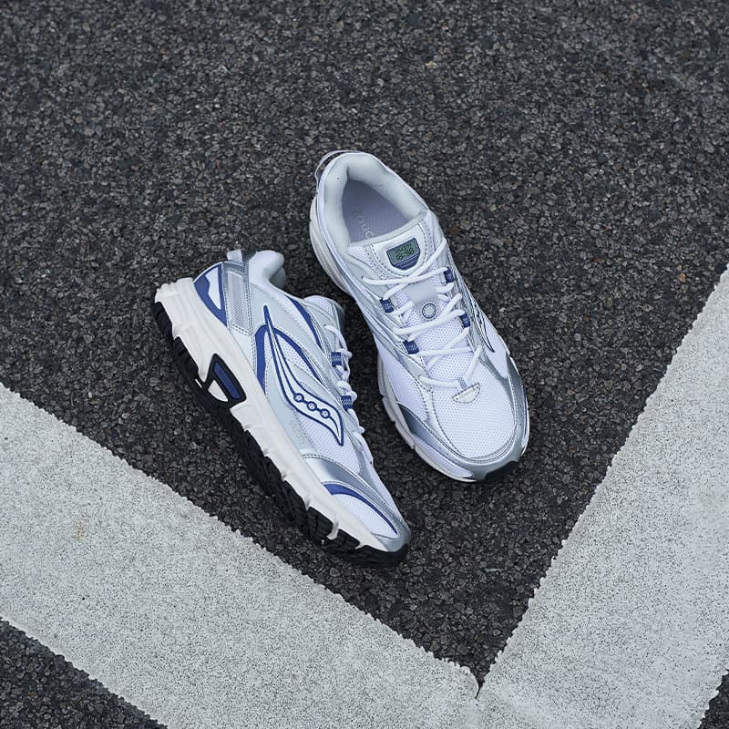 Кроссовки для бега Saucony Cohesion White Silver - изображение 8