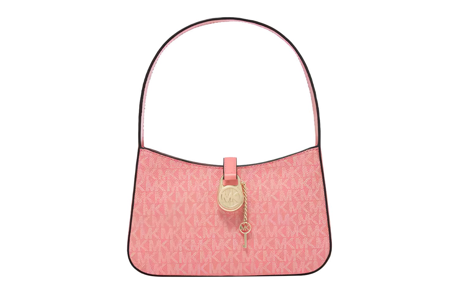 Мини-сумка MICHAEL KORS Lyra Искусственная кожа Сумка через плечо Сумка Сумка через плечо Маленькая Женская Оранжевая Розовая - изображение 1