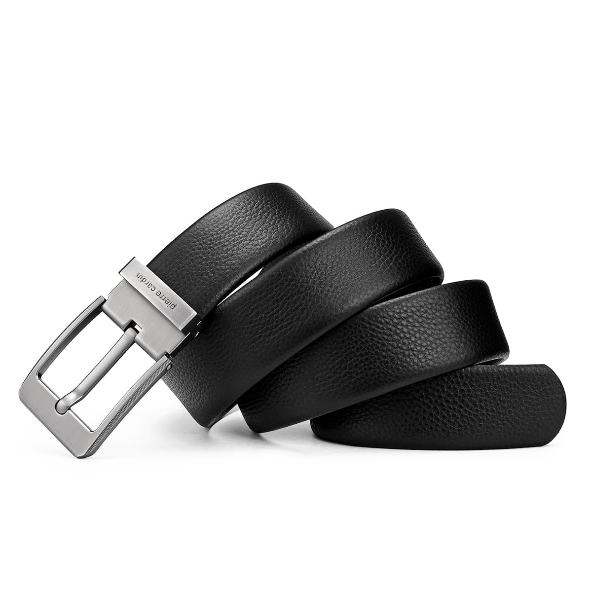 Ремень PIERRE CARDIN Ремни из коровьей кожи мужские черные ширина 3,8 см - изображение 2